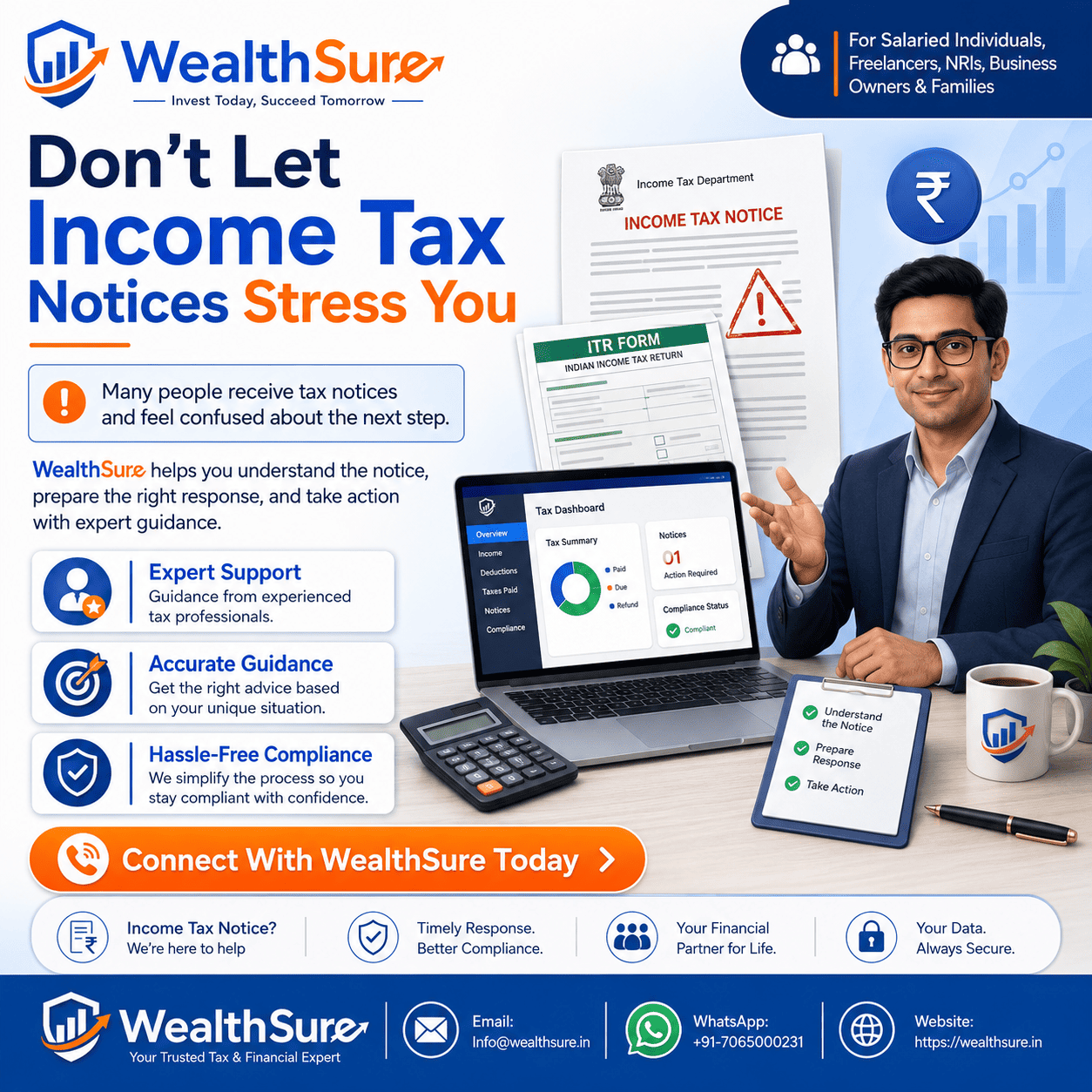 Filing IT Returns in India: A Practical Step-by-Step Guide for Taxpayers by WealthSure