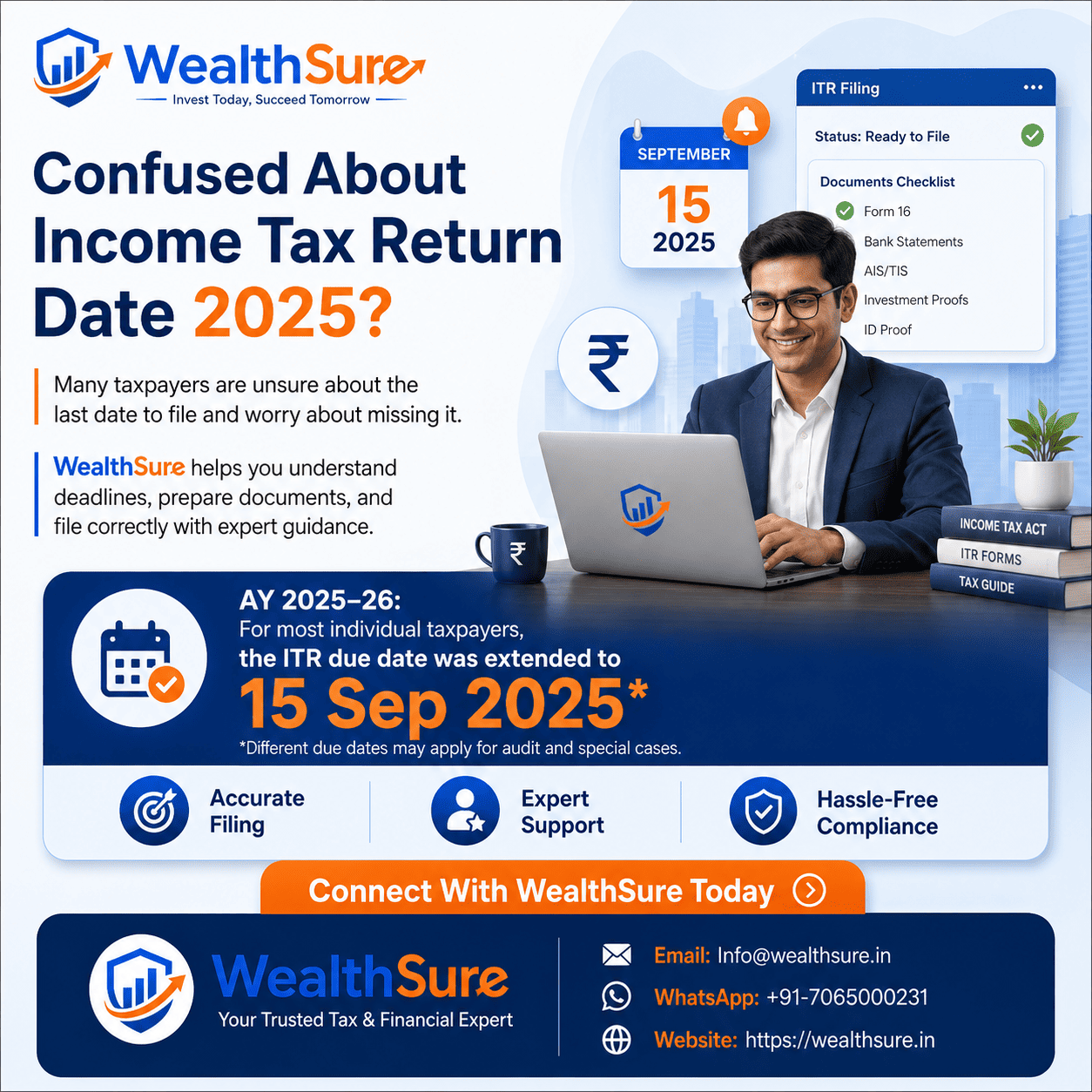 E Filing Income Tax Login: Safe Step-by-Step Guide for Indian Taxpayers by WealthSure
