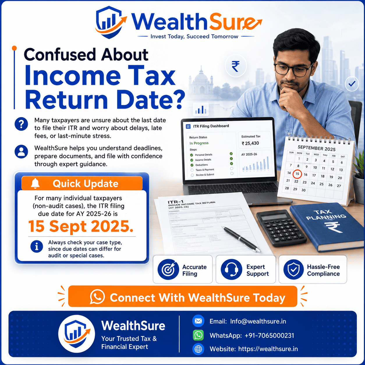 E Filing Income Tax Return in India: Complete Step-by-Step Guide | WealthSure by WealthSure