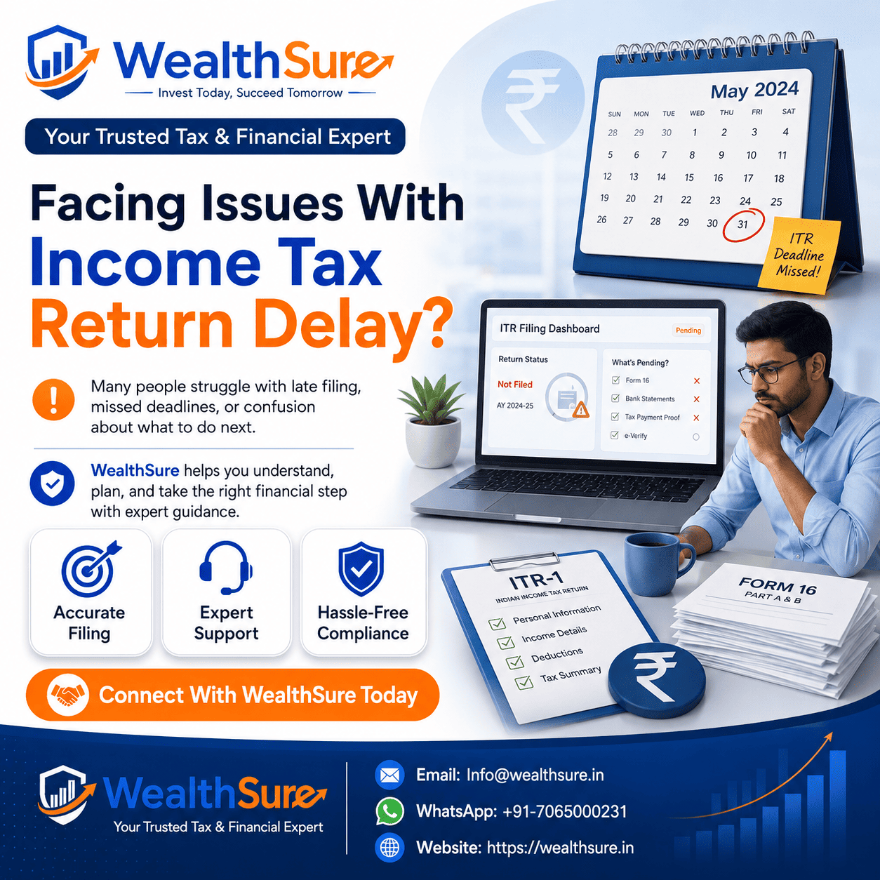 E-Filing Income Tax Return in India: A Practical Guide for Taxpayers by WealthSure