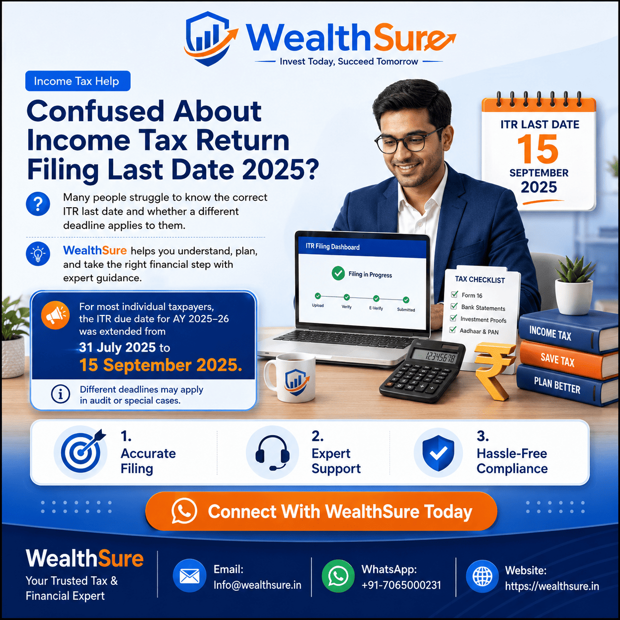 e Filing Portal Guide: How Indian Taxpayers Can File, Verify and Track ITR Smartly by WealthSure