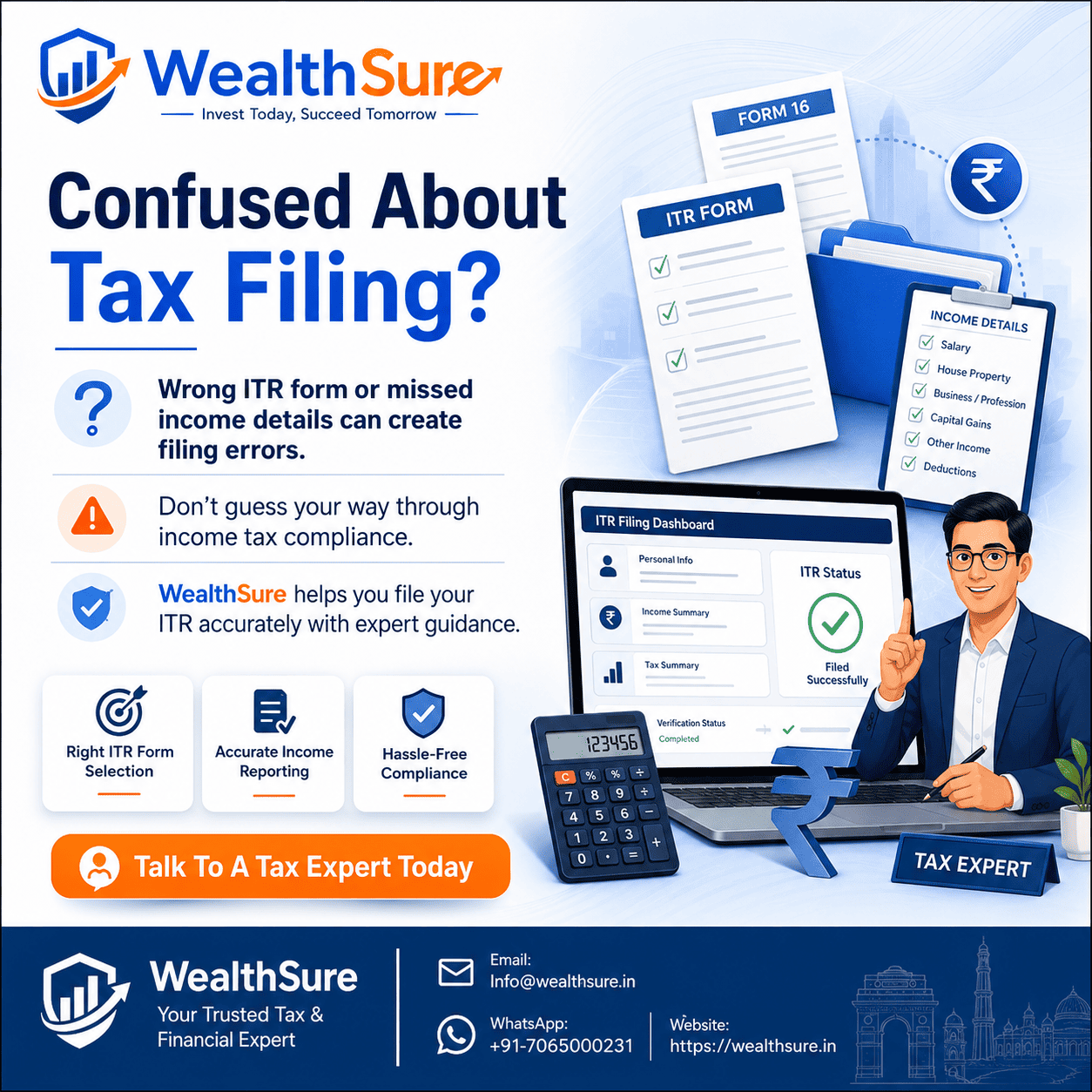 E Filling in India: Complete Guide to Income Tax e-Filing Online | WealthSure by WealthSure