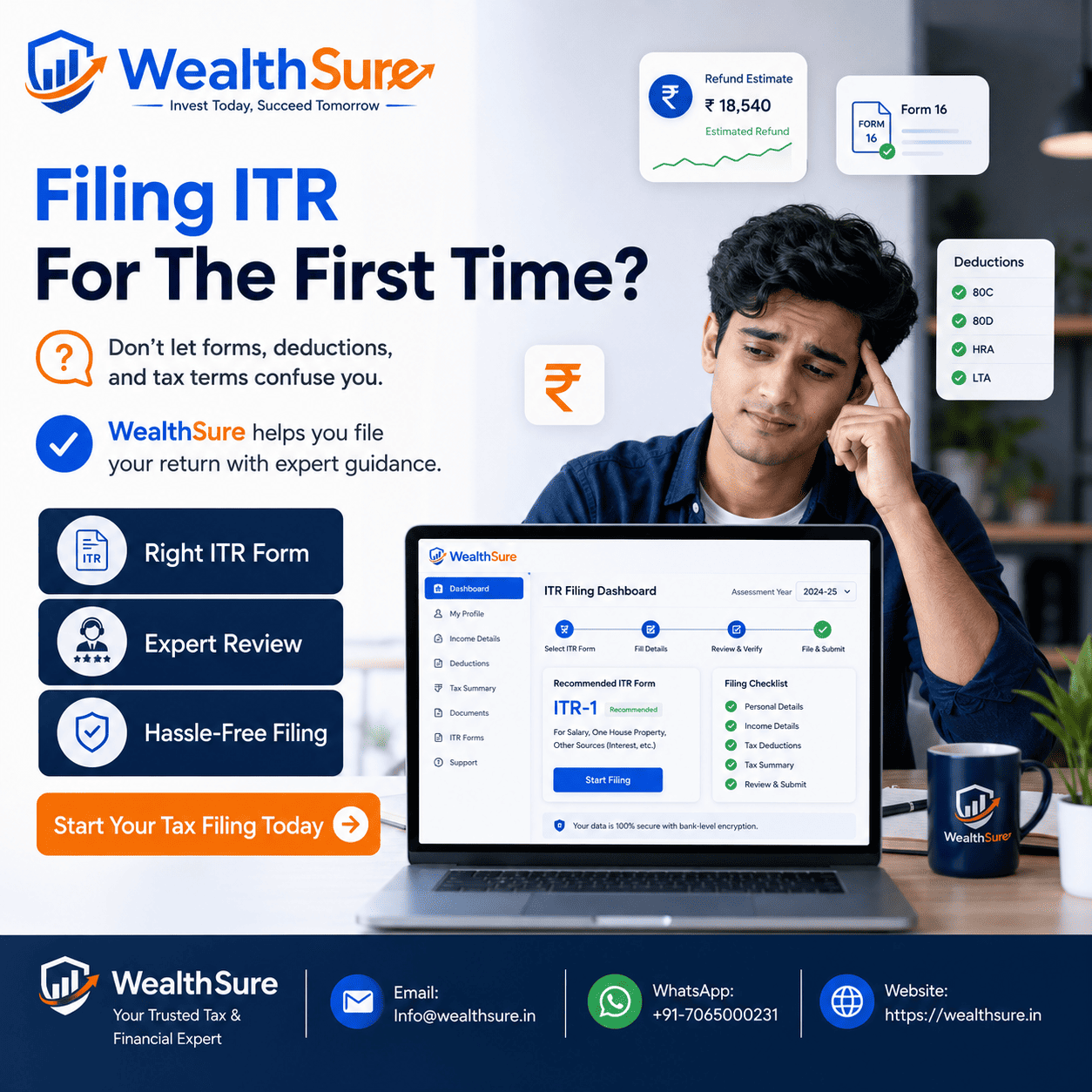 efiling incometax in India: A Complete Practical Guide for Smart Taxpayers by WealthSure