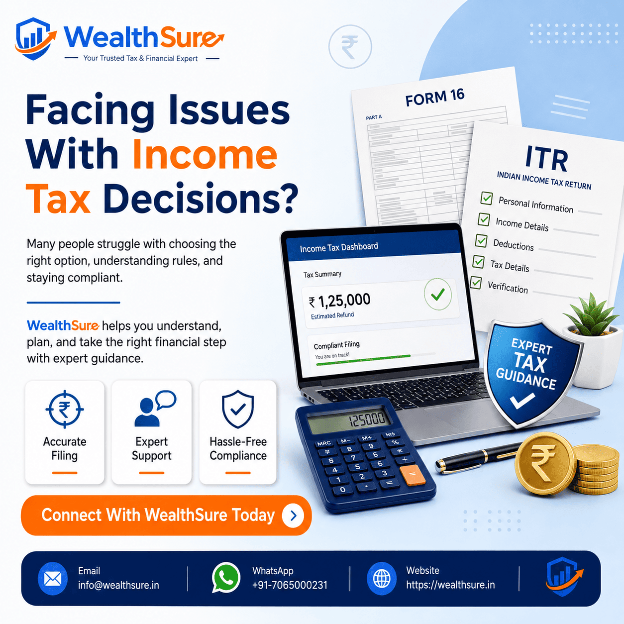 PAN card online application, status, correction and Aadhaar linking guide by WealthSure