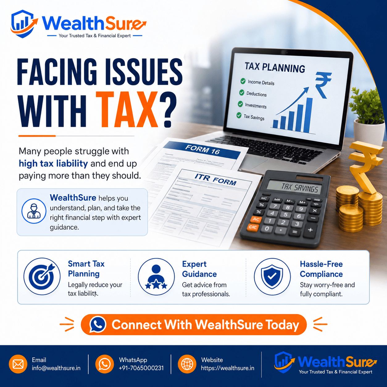Apply for the PAN card online in India with WealthSure guidance