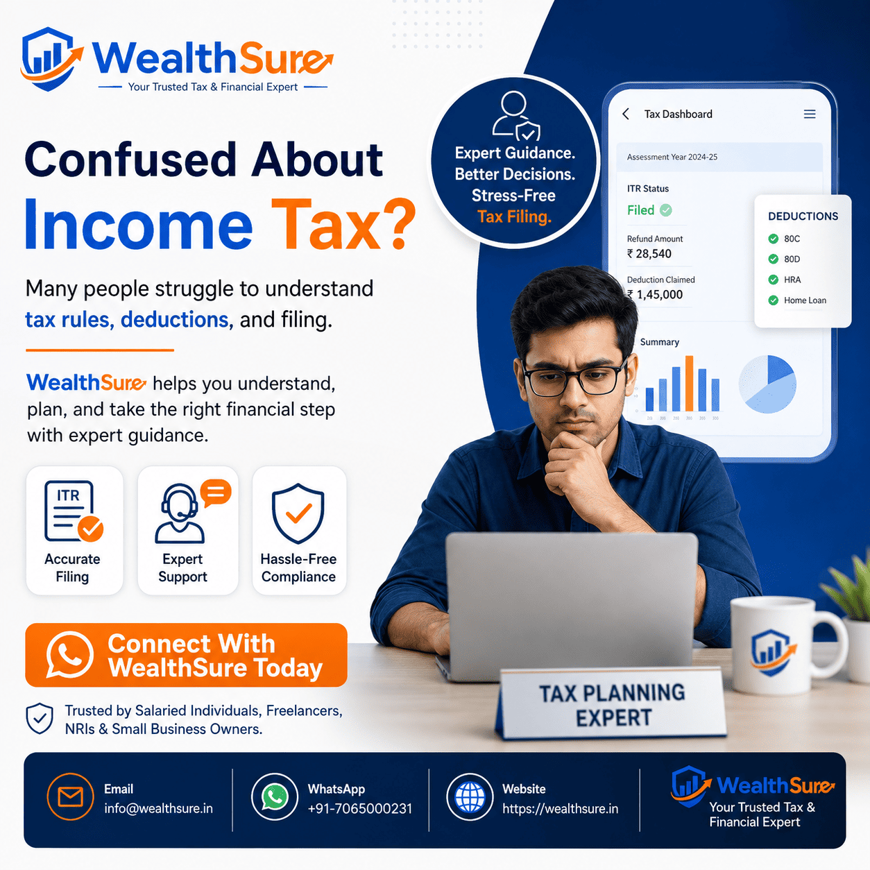 Application for PAN card online guide for Indian applicants by WealthSure