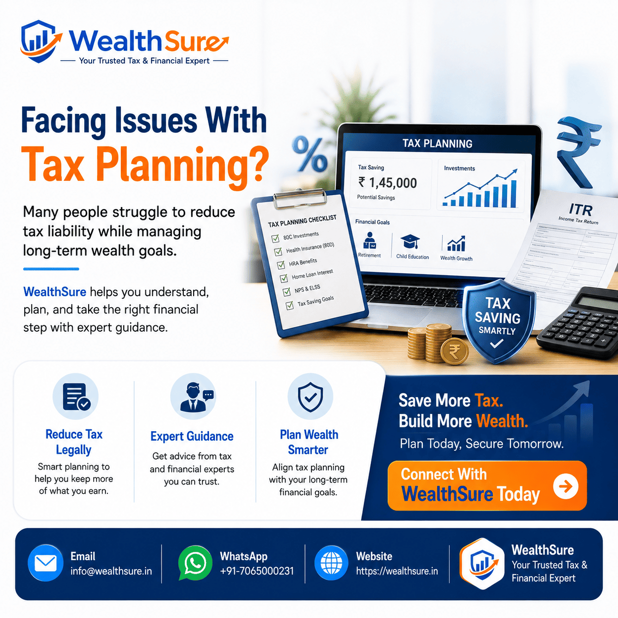 ITR filing online guide for Indian taxpayers by WealthSure