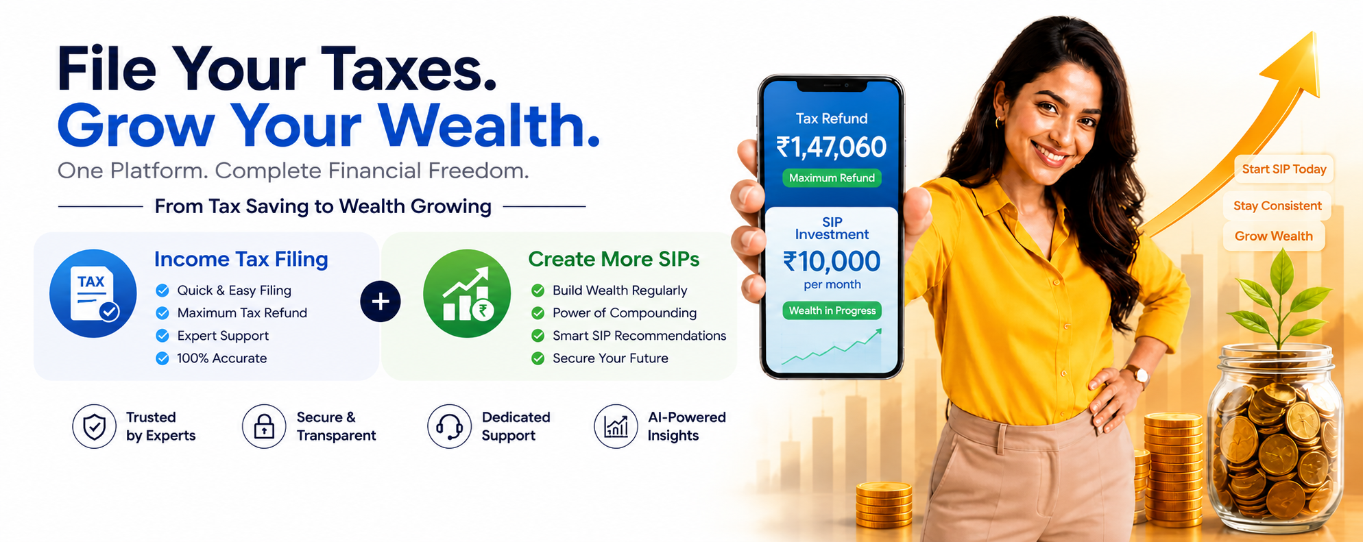 File your taxes and grow your wealth with WealthSure